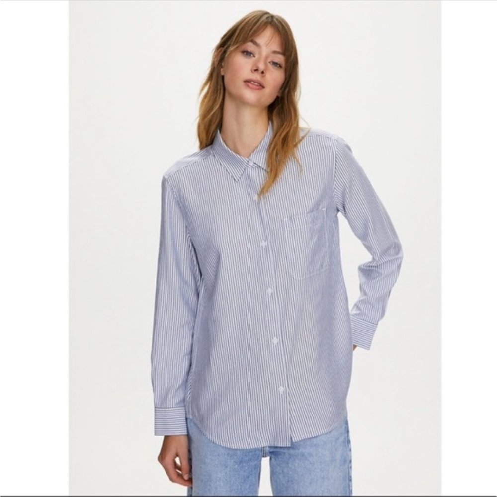 Aritzia Sunday Best Montana Button Down Shirt Sz Small